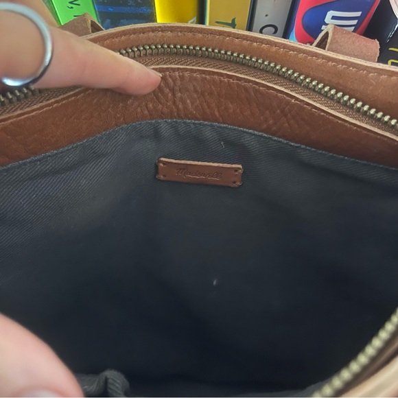 Madewell Tan Leather Tote Bag - Picture 7 of 7